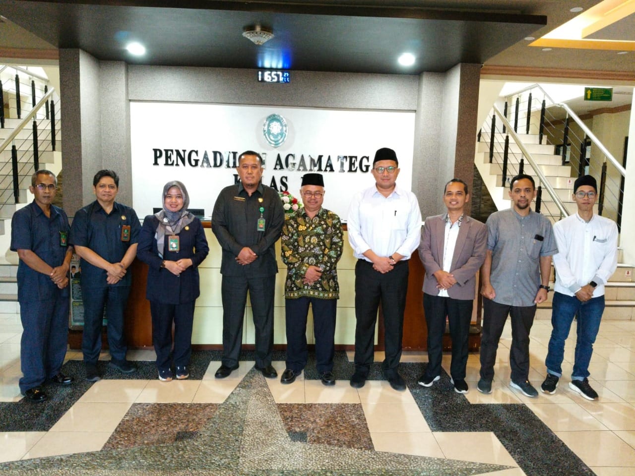 Fakultas Syariah UIN Saizu Adakan Monitoring dan Evaluasi Posbakum di Pengadilan Agama Tegal