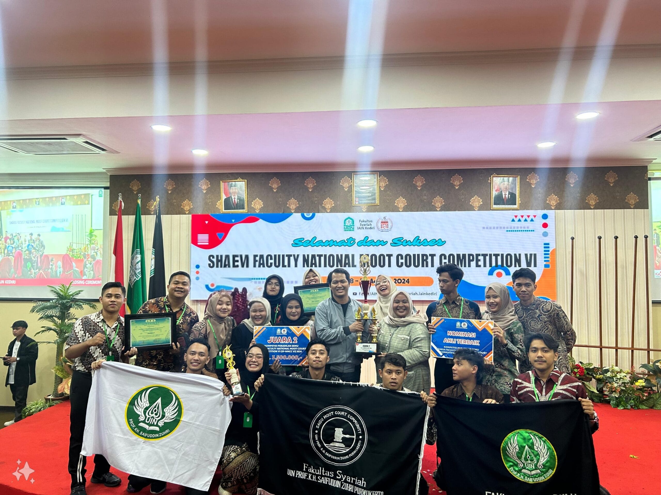 Mahasiswa Fakultas Syariah UIN Saizu Raih Juara 2  Lomba Nominasi Ahli Terbaik pada SFNMCC VI 2024